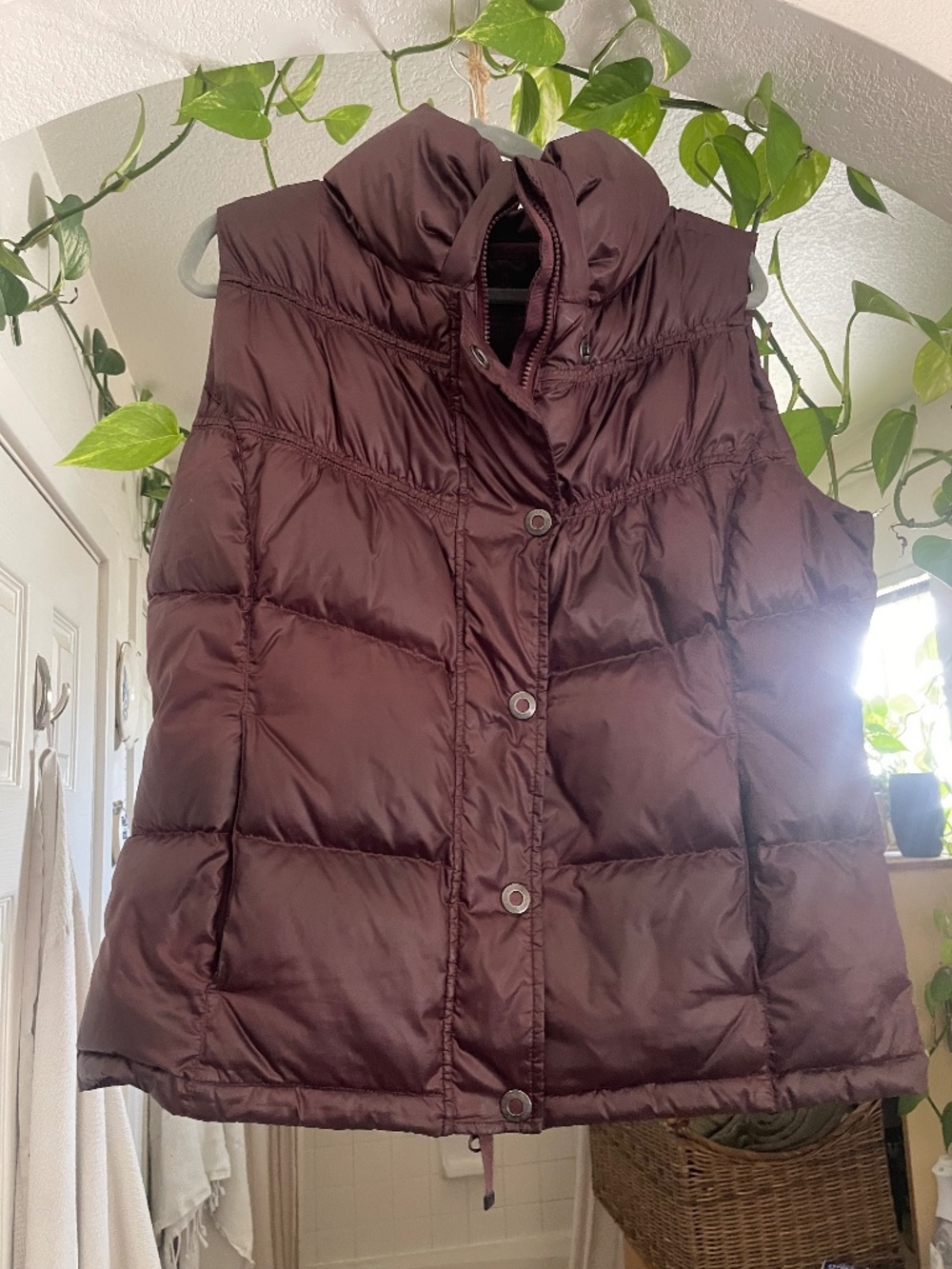 Prana Quilted Purple Vest
